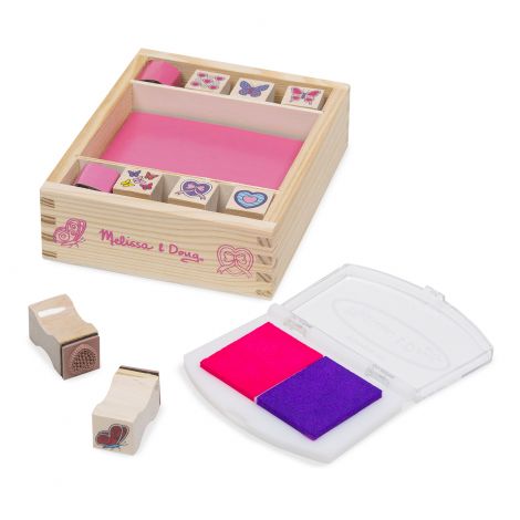 Stampile cu fluturasi si inimioare - Melissa & Doug - poza 1