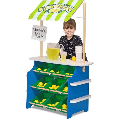 Stand de joaca din lemn Fructe si legume Melissa&Doug 4070