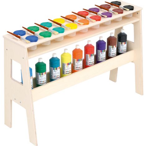 Stand depozitare materiale de pictura pentru orele de desen, gradinita si scoala - poza 1