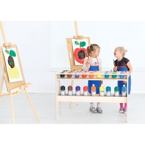 Stand depozitare materiale de pictura pentru orele de desen, gradinita si scoala - poza 3