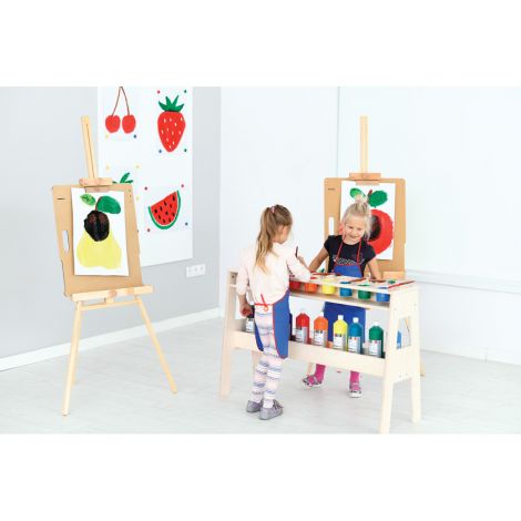 Stand depozitare materiale de pictura pentru orele de desen, gradinita si scoala - poza 5