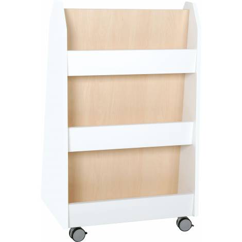 Stand mobil - Qaudro - dublu - Alb