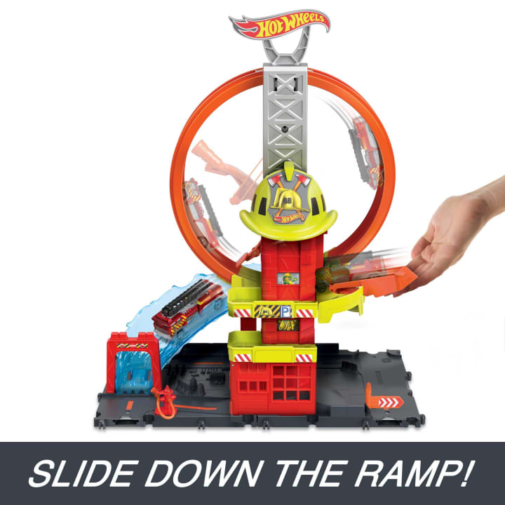 Statia de pompieri Hot Wheels City - poza 3