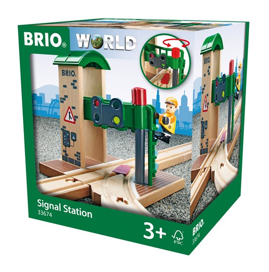 Statie de tren cu semnale Brio - poza 2