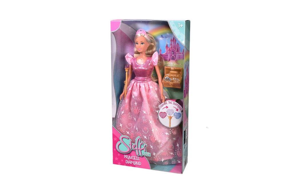 STEFFI LOVE SET PRINTESA DIAMANT CU ACCESORII