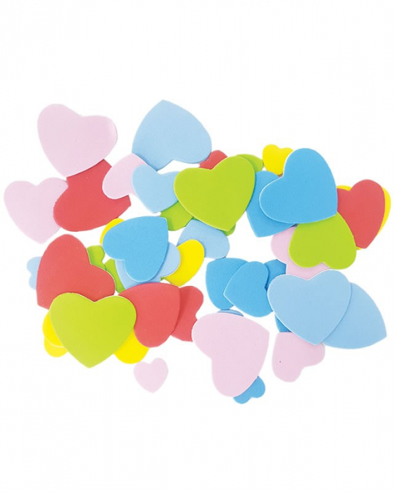 Sticker buretat inima pentru activitati crafts,8 g