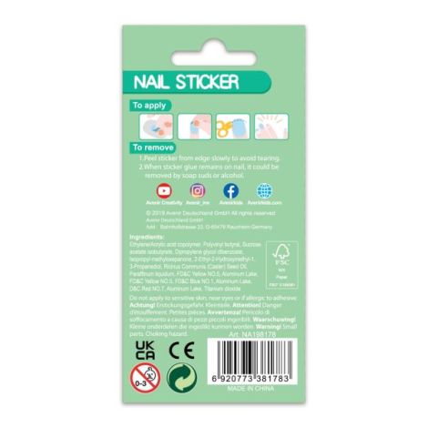 Stickere pentru unghii cu sclipici - Animale - poza 4