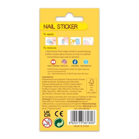 Stickere pentru unghii fosforescente - Cookie - poza 4