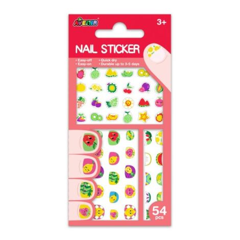 Stickere pentru unghii fosforescente - Fructe - poza 1