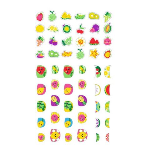 Stickere pentru unghii fosforescente - Fructe - poza 2