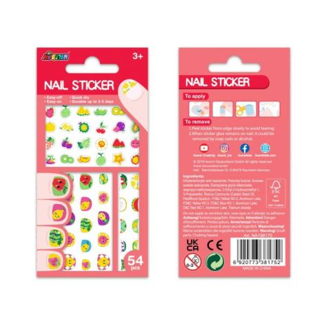 Stickere pentru unghii fosforescente - Fructe - poza 3