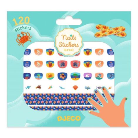 Stickere pentru unghii model mediteranean, Djeco - poza 1