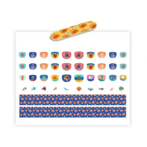 Stickere pentru unghii model mediteranean, Djeco - poza 2