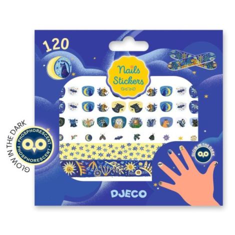 Stickere pentru unghii model Reflectia lunii, Djeco - poza 1