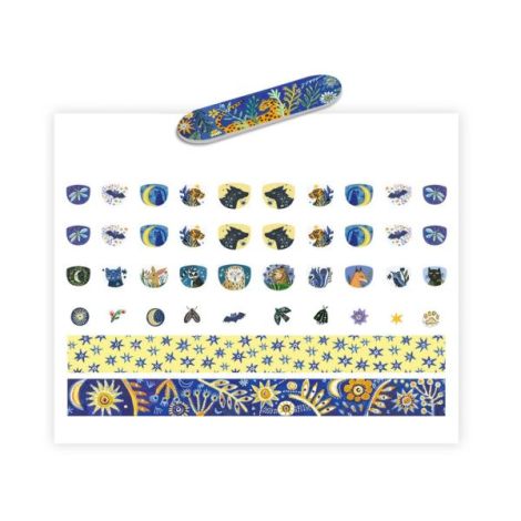 Stickere pentru unghii model Reflectia lunii, Djeco - poza 2