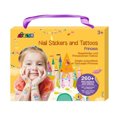 Stickere pentru unghii si tatuaje - Printesa - poza 1