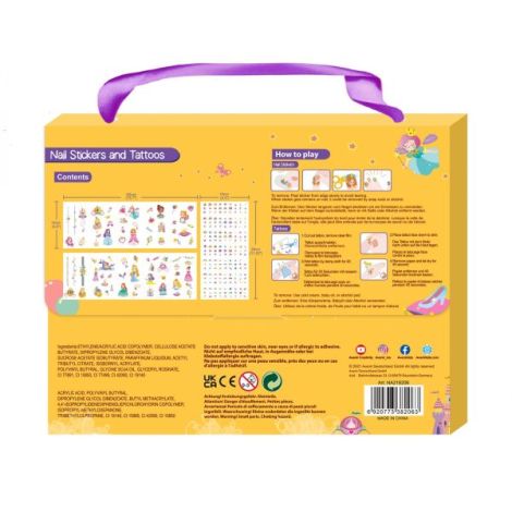 Stickere pentru unghii si tatuaje - Printesa - poza 3