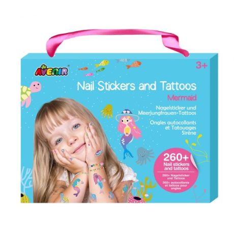 Stickere pentru unghii si tatuaje - Sirena - poza 1
