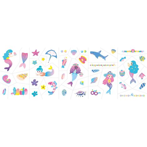 Stickere pentru unghii si tatuaje - Sirena - poza 3