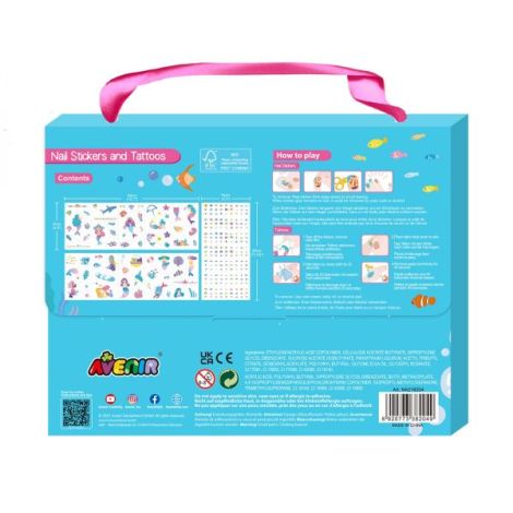 Stickere pentru unghii si tatuaje - Sirena - poza 4