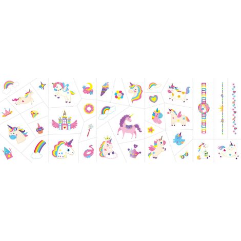 Stickere pentru unghii si tatuaje - Unicorni - poza 3
