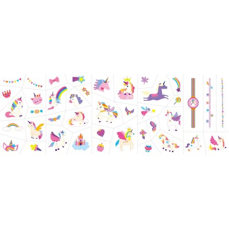Stickere pentru unghii si tatuaje - Unicorni - poza 5