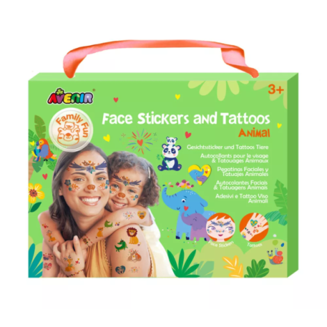 Stickere si tatuaje pentru fata - set parinte-copil - distractie in familie - poza 1