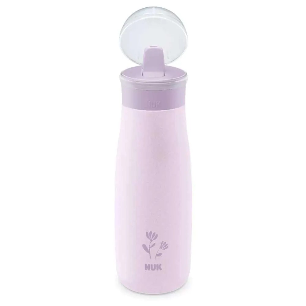 Sticla sport din otel inoxidabil 2 in 1 Nuk Mini Me 500 ml 12 luni + Mov - poza 1