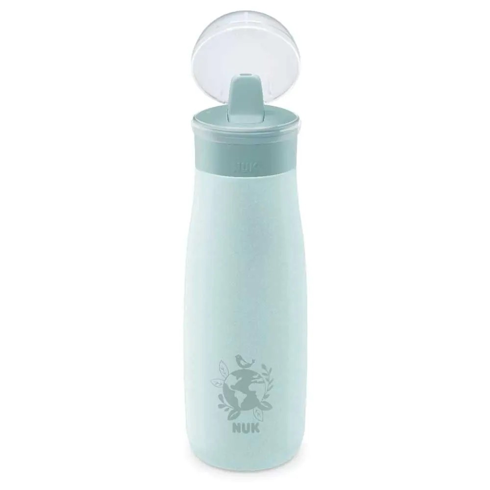 Sticla sport din otel inoxidabil 2 in 1 Nuk Mini Me 500 ml 12 luni + Verde - poza 1