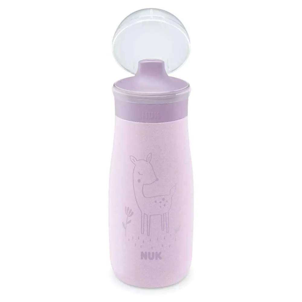 Sticla sport din otel inoxidabil Nuk Mini Me 300 ml 9 luni + Mov - poza 1
