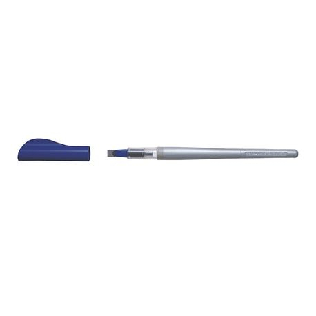 Stilou caligrafie reincarcabil Parallel Pen Pilot 6 mm varf extragros, corp albastru
