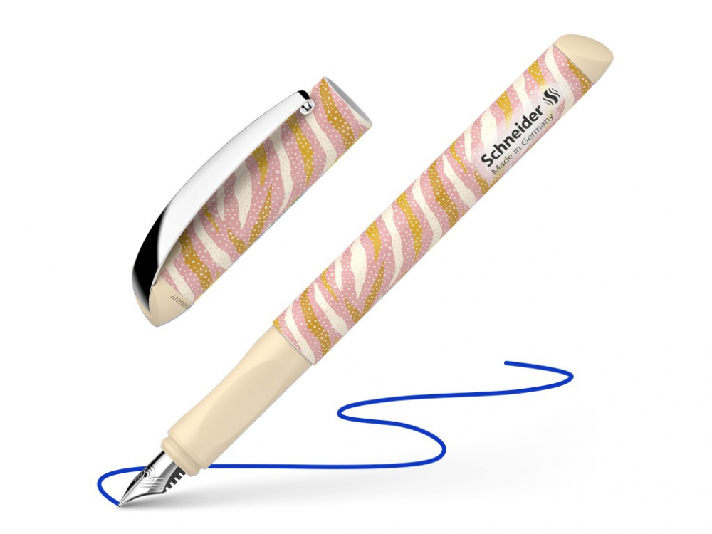 Stilou pentru dreptatici si stangaci Schneider Glam 2024, model Calm