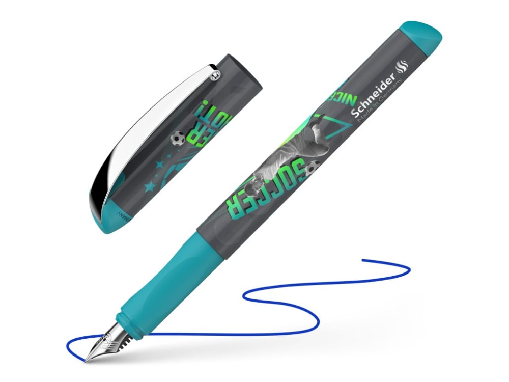 Stilou Schneider Inx Sportive 2026, penita M, grip ergonomic, +8 ani