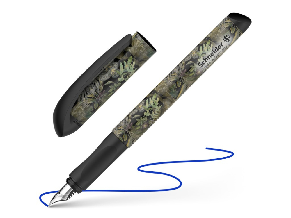 Stilou Schneider Voice 2026, penita M, grip ergonomic, negru