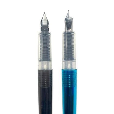 Stilouri Splendid Duo - set de 2 stilouri cu 4 rezerve de cerneala albastra si neagra - poza 2
