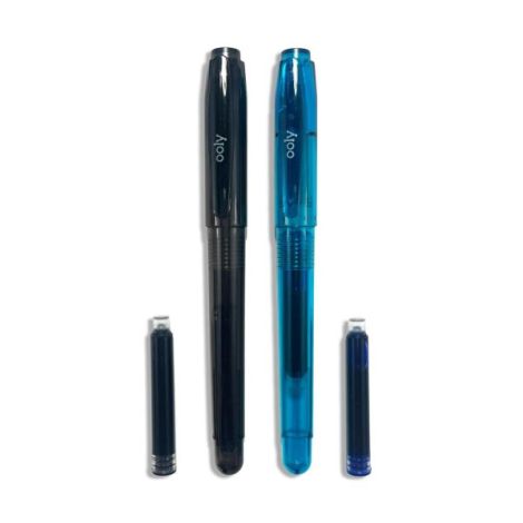 Stilouri Splendid Duo - set de 2 stilouri cu 4 rezerve de cerneala albastra si neagra - poza 3