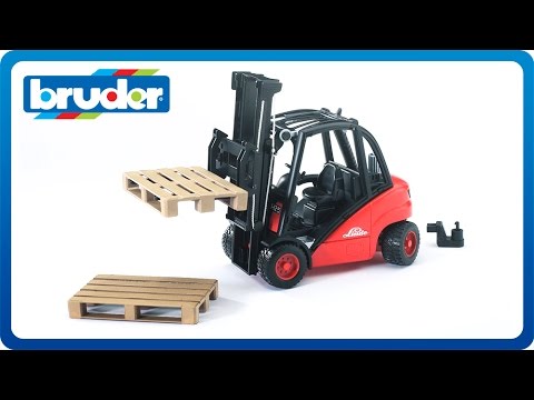 Stivuitor cu 2 paleti Bruder Linde H30D - poza 4