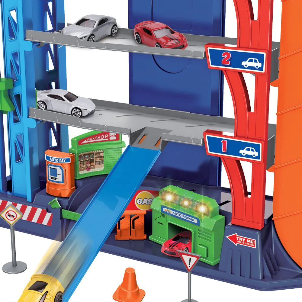 Super Garaj cu 4 niveluri si masinute Super Parking - poza 2