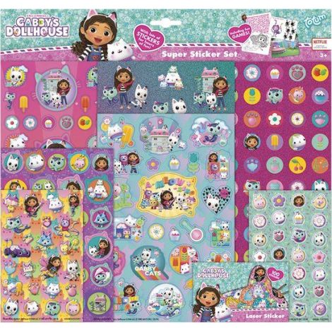Super set abtibilduri Gabby s Dollhouse - poza 1