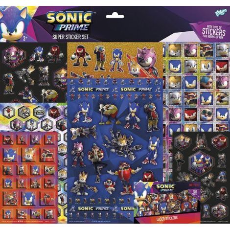 Super set abtibilduri Sonic Prime - poza 1