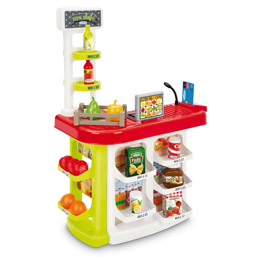 Supermarket 3 in 1 pentru copii Ecoiffier 100% Chef - poza 1