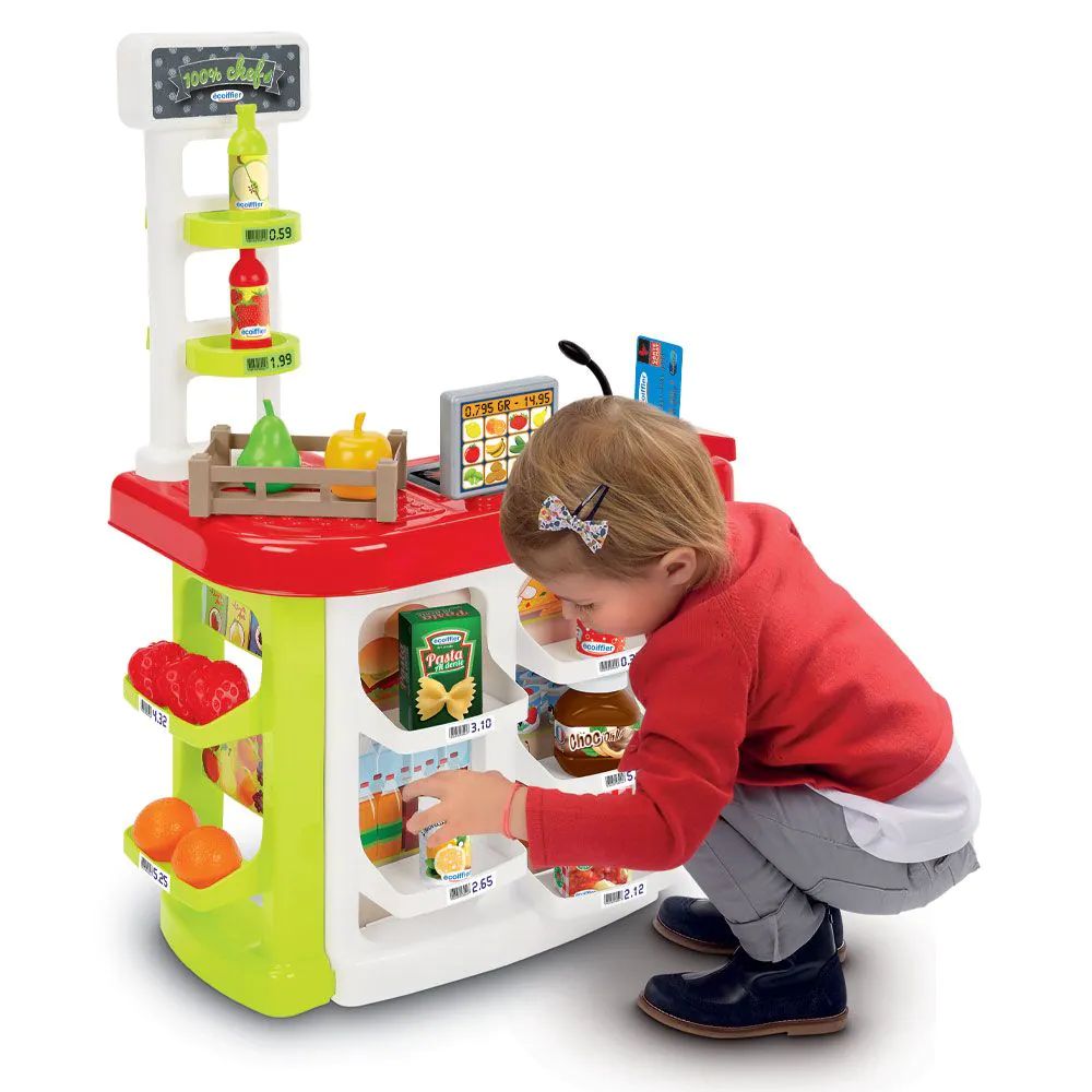 Supermarket 3 in 1 pentru copii Ecoiffier 100% Chef - poza 4