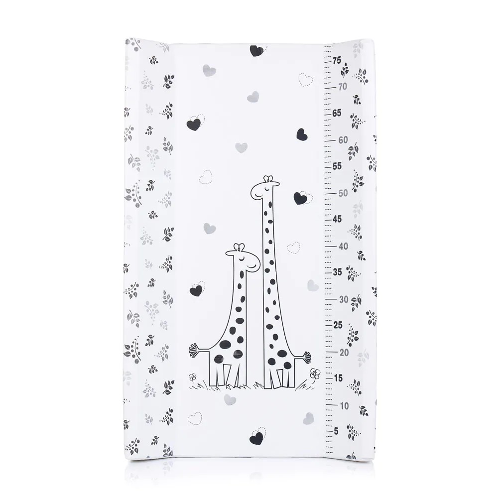 Suport de infasat cu baza dura 50 x 80 cm Chipolino Comfort 2025 Girrafe Gri - poza 1