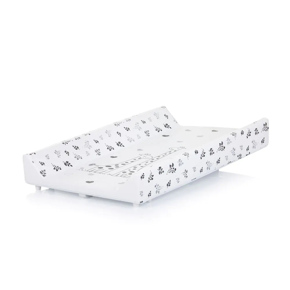 Suport de infasat cu baza dura 50 x 80 cm Chipolino Comfort 2025 Girrafe Gri - poza 2