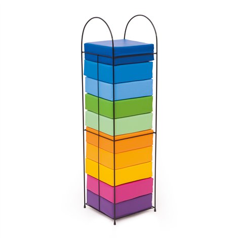 Suport din metal pentru 10 perne patrate MO855336, 32x32x120 cm - poza 2