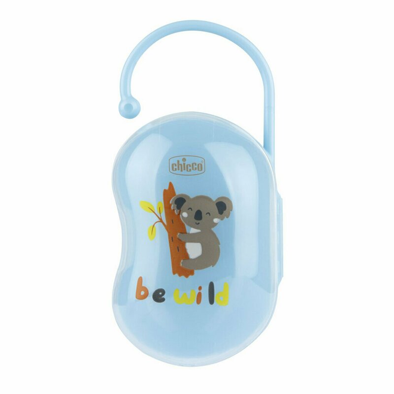 Suport suzete bebelusi, Chicco, Sterilizabil, Pentru 2 bucati, Verde