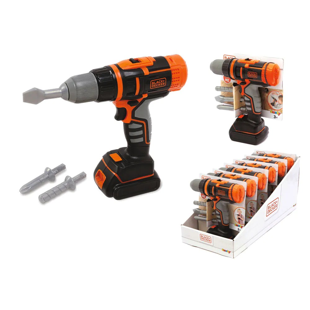 Surubelnita mecanica pentru copii cu accesorii Smoby - poza 2