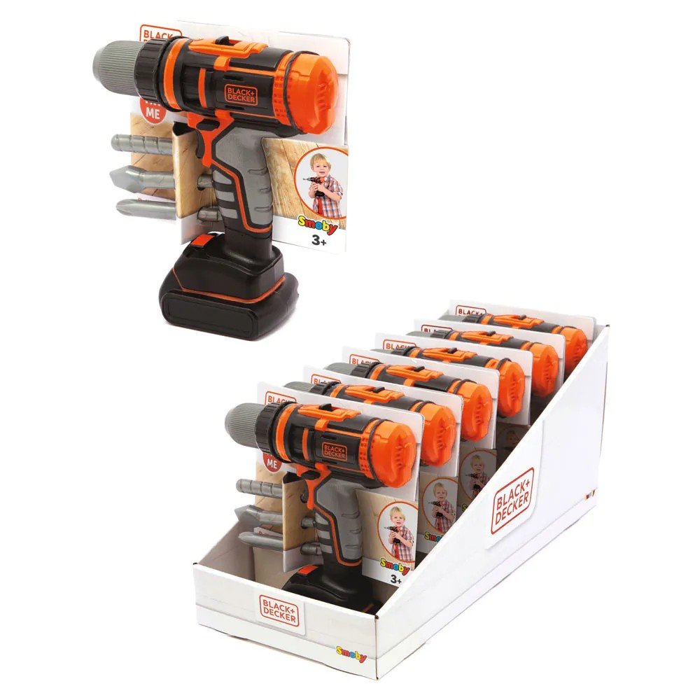 Surubelnita mecanica pentru copii cu accesorii Smoby - poza 3