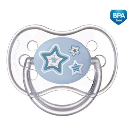 Suzeta cu tetina silicon tip cireasa Canpol Newborn Baby 0-6 luni - poza 1