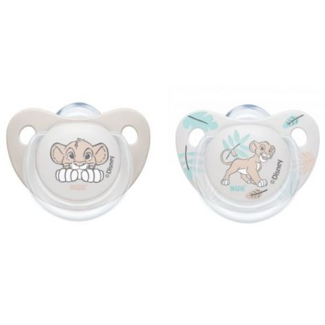 Suzeta Nuk Disney The Lion King Silicon M1, 0-6 luni, Set 2 Bucati - poza 1
